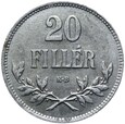 Węgry - Franciszek Józef I - 20 Filler 1920 KB - ŻELAZO - RZADSZA !