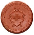 Medal 1926 CZERWONY KRZYŻ Landesverein roten Kreuz BRĄZOWA CERAMIKA