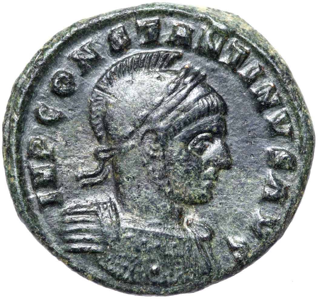 Rzym - Konstantyn I - Follis AD 319 - VICTORIAE LAETAE PRINC PERP