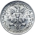 Polska - PRL - 5 Złotych 1959 - RYBAK - Stan MENNICZY UNC