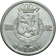 Belgia - 100 Franków 1949 BELGIE - STEMPEL ODWRÓCONY - Srebro