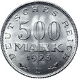 Niemcy - 500 Marek 1923 D - UNC - MENNICZA Z ROLKI