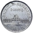 Medal - Belgia - 1897 - BRUXELLES EXPOSITION - KALENDARZ na rok 1897