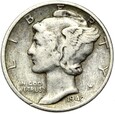 USA - 10 Centów 1942 - MERCURY - Srebro