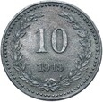 Bromberg - Bydgoszcz - NOTGELD - 10 Pfennig 1919 - cynk - STAN !