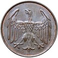 Niemcy - Weimar - 4 Reichspfennig 1932 A - Stan MENNICZY - UNC