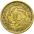 Niemcy - Weimar - 10 Reichspfennig 1933 A