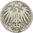 Niemcy - Cesarstwo - 10 Pfennig 1891 G - RZADKA !