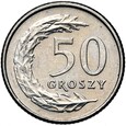 Polska - III RP - 50 Groszy 1990 - PONADPRZECIĘTNY STAN !