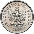 Polska - III RP - 50 Groszy 1990 - PONADPRZECIĘTNY STAN !