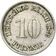 Niemcy - Cesarstwo - 10 Pfennig 1876 D - STAN !