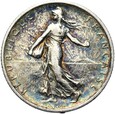Francja - 1 Frank 1901 - Srebro - STAN !