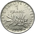 Francja - 1 Frank 1959 - ESSAI - PRÓBA - STAN !