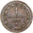 Watykan - Papież Pius IX - 1 Baiocco 1850 B Bolonia ANNO IV RZADSZA !