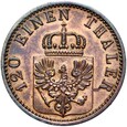 Prusy - Wilhelm I - 3 Pfennig 1869 A - Stan MENNICZY - UNC