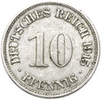 Niemcy - Cesarstwo - 10 Pfennig 1915 F