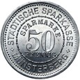 Münsterberg Ziębice 50 Pfennig 1921 - SPARE - Stan MENNICZY UNC