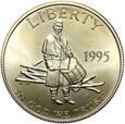 USA - 1/2 Dolara 1995 S - CIVIL WAR WOJNA SECESYJNA Stan MENNICZY UNC