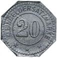 Tannhausen Jedlina Zdrój Jedlinka 20 Pfennig 1917 JULIAN WEBSKY cynk