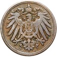 Niemcy - Cesarstwo - 1 Pfennig 1893 J - RZADSZA !