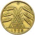 Niemcy - Weimar - 10 Reichspfennig 1928 G - RZADKA !