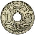Francja - 10 Centymów 1938 Z KROPKAMI - Stan MENNICZY - UNC