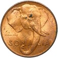 Somalia - 10 Centesimi 1950 - SŁOŃ - Stan MENNICZY UNC