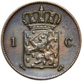 Holandia - Wilhelm III - 1 Cent 1861 - STAN !