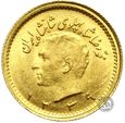 Iran - 1/4 Pahlavi 1339 (AD 1960) - ZŁOTO 900