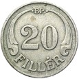 Węgry - 20 Filler 1927 BP - RZADSZA !