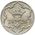 WMG - Wolne Miasto Gdańsk - 5 Pfennig 1928 - STAN 1-/2+