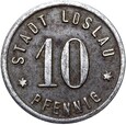 Loslau - Wodzisław Śląski - NOTGELD - 10 Pfennig 1918 - żelazo