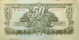 Węgry - BANKNOT - 50 Pengo 1944 - OKUPACJA ROSYJSKA - RADZIECKA