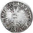 Austria - Czechy Ferdynand II - 3 Krajcary 1628 - Kutná Hora - Srebro