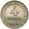 Portugalia - 4 Centavos 1917 - STAN !
