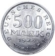 Niemcy - Weimar - 500 Marek 1923 J - Stan MENNICZY !