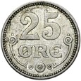 Dania - Chrystian X - 25 Ore 1919 ♥ HCN - Srebro - Kopenhaga STAN !