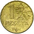 Hiszpania - 1 Peseta 1937 - RZADSZA !