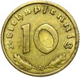 Niemcy - III Rzesza - 10 Reichspfennig 1936 A - RZADKA !