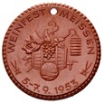 Medal 1953 - MIŚNIA - WEINFEST MEISSEN - BRĄZOWA CERAMIKA