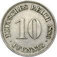 Niemcy - Cesarstwo - 10 Pfennig 1889 D - STAN !