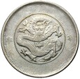 Chiny - Prowincja Junnan - 50 Centów 1900-1908 - SMOK - Srebro