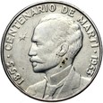 Kuba - 1 Peso 1953 - Jose Marti - Srebro