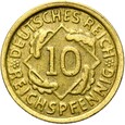 Niemcy - Weimar - 10 Reichspfennig 1934 E - STAN !