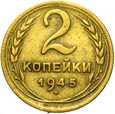 Rosja CCCP ZSRR - 2 Kopiejki 1945 - STAN !