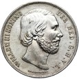 Holandia - William III - 2 1/2 Guldena 1870 - Srebro