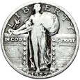 USA - 1/4 Dolara - 25 Centów 1927 - STANDING LIBERTY - Srebro