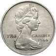 Gambia - Elżbieta II - 4 Szylingi 1966 - KROKODYL - RZADSZA !
