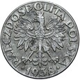 Polska - GENERALNA GUBERNIA - 50 Groszy 1938 - ŻELAZO NIENIKLOWANE