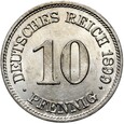 Niemcy - Cesarstwo - 10 Pfennig 1899 E - STAN !